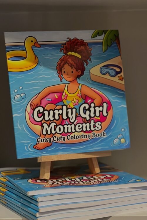 Coloring Book - Curly Girl