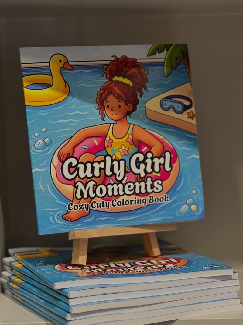 Coloring Book - Curly Girl